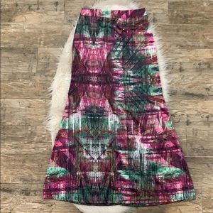 Alle Rocke Mulicolor Maxi Skirt Sz P- Brazil